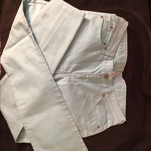 Blue Green Skinny Jeans Size 14